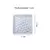MOLDE SILICONA POSAVASOS CUADRADO EFECTO DIAMANTES 11 CM en internet