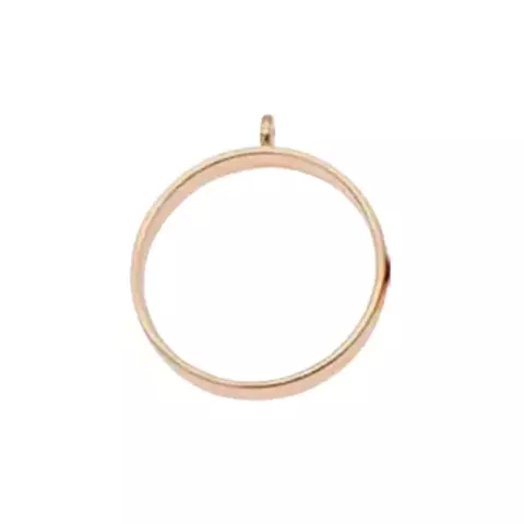 DIJE REDONDO - ORO BRILLANTE - comprar online