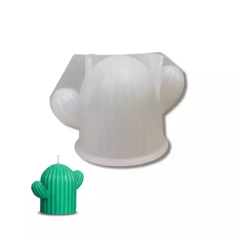 MOLDE SILICONA CACTUS CON RAMAS - comprar online