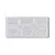 MOLDE PLANCHA SILICONA 6 LLAVEROS FORMAS VARIAS - comprar online