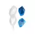 MOLDE SILICONA DIJE DIAMANTE DOBLE - comprar online