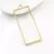 DIJE RECTANGULO GRANDE - COLOR ORO BRILLANTE - comprar online