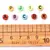 CUENTAS LETRAS PLANAS Y REDONDAS MULTICOLOR X 15G X 100 UNI - Novara Store