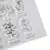 PLANCHA SELLOS DE SILICONA CRISTAL FLORES CON SUS NOMBRES - Novara Store