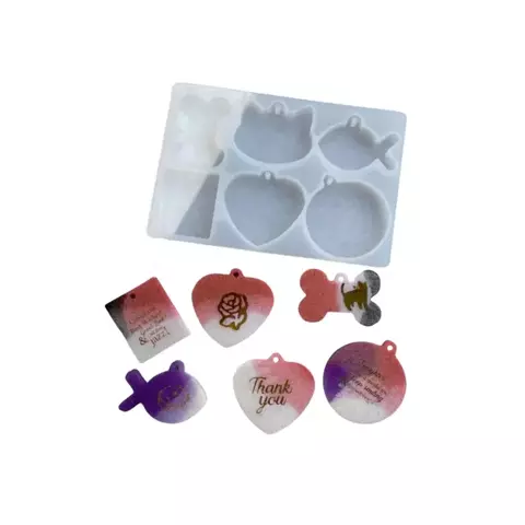 MOLDE PLANCHA DIJES MASCOTAS HUESO GATO - comprar online