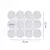 MOLDE SILICONA PLANCHA 12 DIJES CIRCULOS X 3,5CM LLAVEROS en internet
