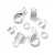 KIT ARMAR APRIETA CORDON TANZA ARGOLLAS MOSQUETON PLATEADO X 450 U APROX - Novara Store