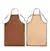 DELANTAL ECO CUERO ARTISTICO COCINA CERAMICA MARRON - Novara Store