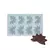 MOLDE PLANCHA 8 SEMI FLORES PLANAS - PLANO - comprar online