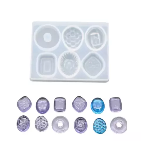 MOLDE MINI PLANCHA 6 FORMAS - comprar online