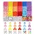 KIT ARMAR PULSERAS MOSTACILLA FIMO CUENTAS LETRAS MULTICOLOR 3000 U APROX - comprar online