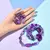 KIT CUENTAS DIFERENTES FORMAS VIOLETA X 100 GR - tienda online