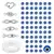 KIT ARMAR DIJE CONECTOR CUENTAS OJO TURCO STRASS TANZA X 155 PZ APROX - comprar online