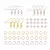 KIT ARMAR AROS ANZUELOS FRU FRU ARGOLLAS - SET 90 PIEZAS - comprar online