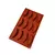 MOLDE SILICONA PLANCHA 12 OVALOS CON LINEAS - comprar online