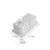 MOLDE SILICONA 2 VELAS BURBUJAS CORAZON en internet
