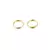 MINI ARGOLLAS SIN FIN DOBLE CONECTOR LLAVERO 7 MM X 50 UNI DORADO HIERRO - comprar online