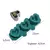 MOLDE SILICONA 3 MACETAS CORAZON - comprar online