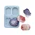 MOLDE SILICONA 4 DIJES TEXTURADOS REDONDEADOS