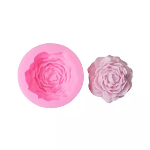 MOLDE SILICONA VELA PEONIA 7,5 CM