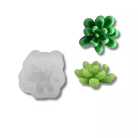 MOLDE SILICONA MINI SUCULENTA MODELO 6