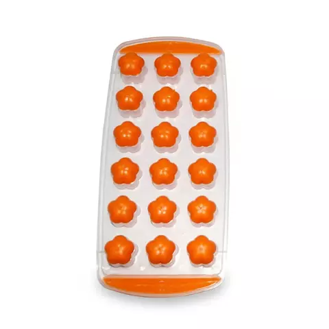 MOLDE SILICONA HIELERA CUBETERA HIELO FLOR X 18 U - comprar online
