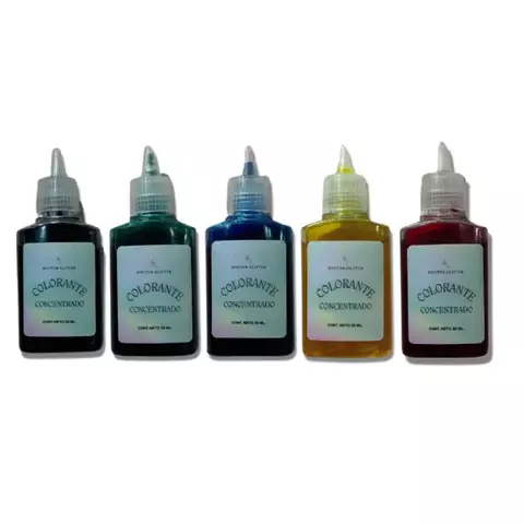 KIT 5 COLORANTES CONCENTRADOS PARA JABONES - PIGMENTO - comprar online