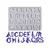 MOLDE SILICONA ABECEDARIO LETRAS GATOS GATITOS - comprar online