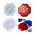 MOLDE SILICONA PLATITO BANDEJA FLOR TREBOL TEXTURADA LINEAS - comprar online