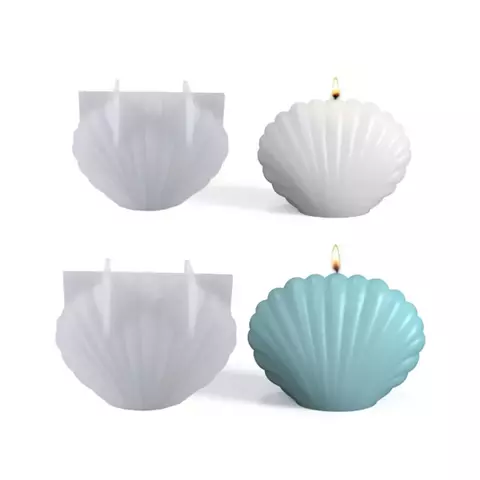 MOLDE SILICONA CARACOLA OSTRA CHICA - comprar online