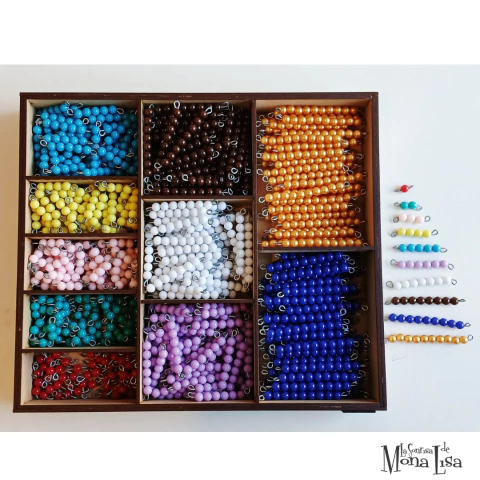 Decanomio de Perlas - MONTESSORI