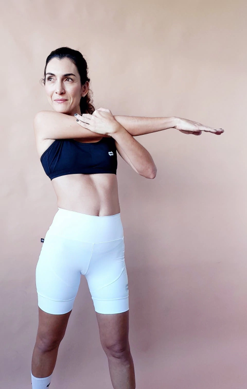 Short esportivo de compressão