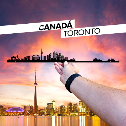 Traçado Canadá - Toronto - Parede