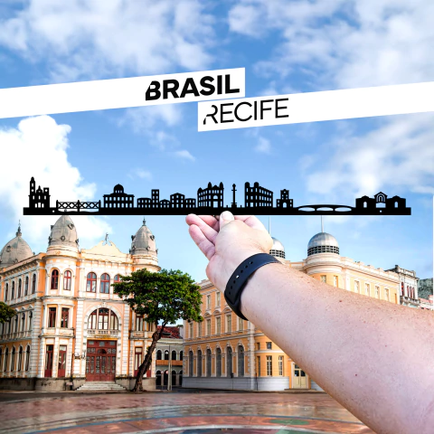 Traçado Brasil - Recife - Parede