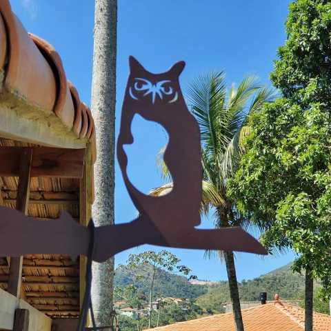 Escultura - Pássaros - Coruja