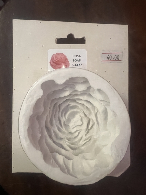 Forma de Silicone Rosa Soap