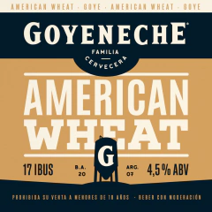 American Wheat - Cerveza Artesanal Goyeneche