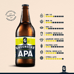 APA (American Pale Ale) - Cerveza Artesanal Goyeneche