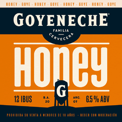 Honey 355 ml - Cervecería Goye, Familia Cervecera