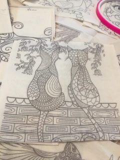 Tela para bordar 50 x 50 cm