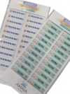 30 Etiquetas termoadhesivas, de tela vinílica, pre-cortadas, personalizadas con nombres estampados - comprar online