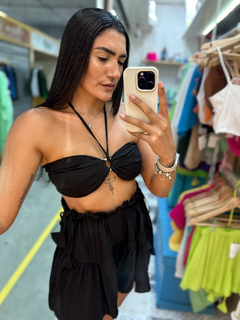 Cropped Ariel Argola Cores Lisas - comprar online