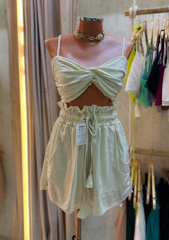 Short Pipa Cores Lisas - Coraline