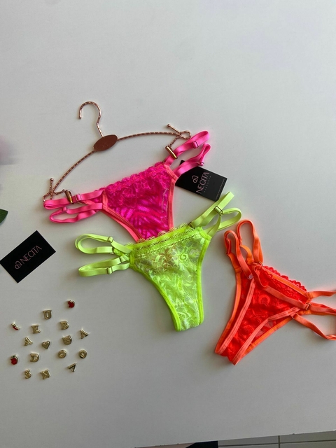 Calcinha Neon Personalizada (não acompanha letras)