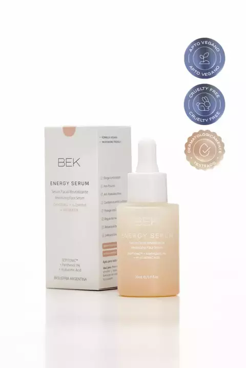 BEK ENERGY | Serum facial revitalizante. Despigmentante - Hidratante - Antioxidante