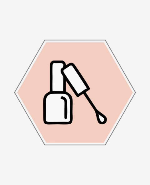 Cambio de esmalte en manos con esmaltado comun