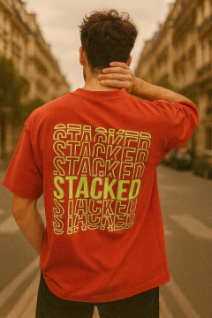 Remera Oversize Stacked - comprar online