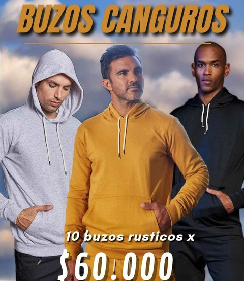 PACK 10 Canguros Rusticos Liso. - comprar online