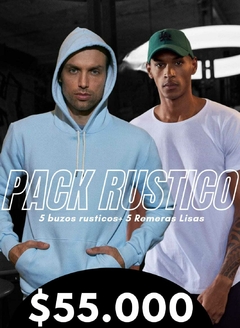 PACK 5 Remeras Lisa 5 Canguros Rusticos Liso - comprar online