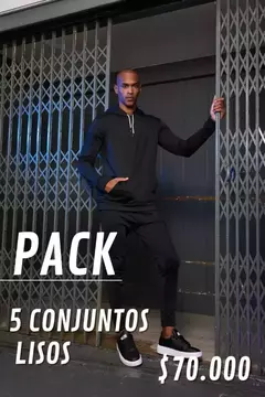 Pack 5 Conjuntos Rústicos C/Canguro Liso